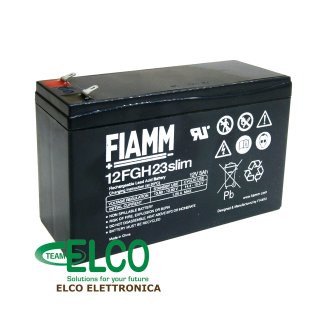 Fiamm 12FGH23slim Lead acid battery 12V 5Ah high current discharge