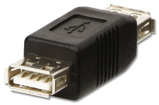 Presa passante da pannello USB Presa passante da pannello USB - Presa USB A  - Presa USB A - ø22mm - Nero - Forniture Elettroniche Trentine snc