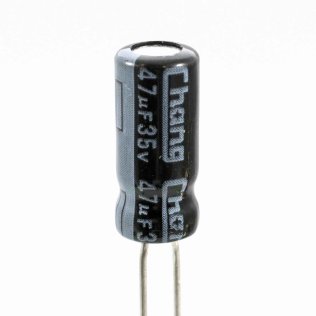 Electrolytic Capacitor 47uF 35 Volt 85 ° C Chang 5x11 Taped
