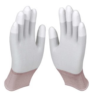 ESD gloves with non-slip fingers size L