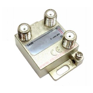 1-way splitter -14 dB Geser DE1-14 cod. 410056