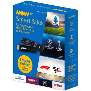 Chiavetta Now TV Smart Stick, Netflix, Prime Video + 1 Mese Sport