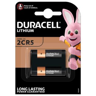 Duracell 2CR5 6 Volt DL245 lithium battery