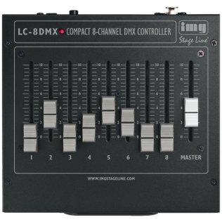 LC-8DMX Professional DMX light mixer control unit 8 channels DMX-512 - B-Stock