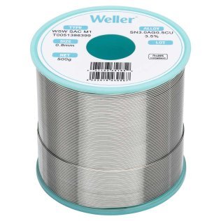 Filo di Stagno 0,8mm SAC305 con Argento M1 500g Weller T0051386399