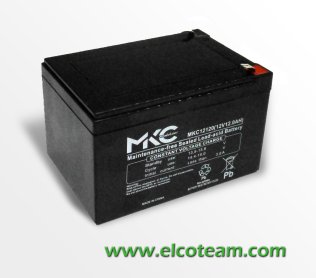 12V 12Ah MKC lead-acid sealed battery