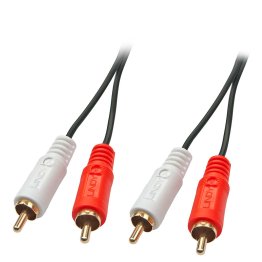 Lindy Audio Cable 2 x RCA Male Male 3 meters