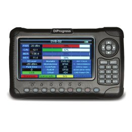 DiProgess MAX2 Combined Field Meter for TV, SAT and Fiber Optic, FullHD with 7" high resolution display