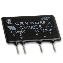 Sensata Crydom CX480D5 Solid State Relay 5A 660VAC Zero Cross SIP PCB