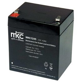 Lead acid battery 12V 4.5Ah faston terminal 4.8mm MKC1245