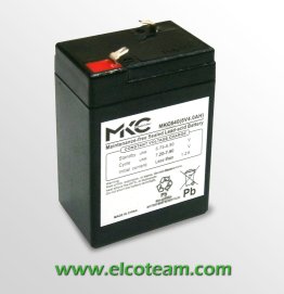 Lead-acid battery 6V 4Ah MKC