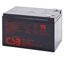 CSB GPL 12120 F2 Rechargeable lead battery 12V 12Ah