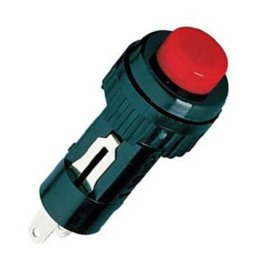 Red button 0.1A/24V hole 9.1 mm, IP40, RAFI 1.10.107.011/0301