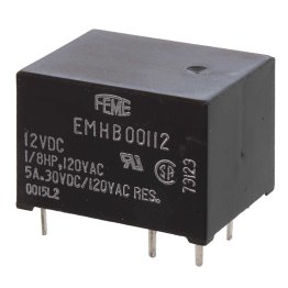 FEME EMHB00112 Relè 12VDC 1 scambio 6A/120VAC